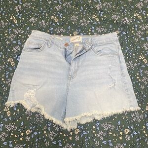 Universal Thread Blue Distressed Jean Shorts